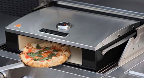 bakerstone professional series stainless and enamel steel pizza oven box|bakerstone original pizza oven.